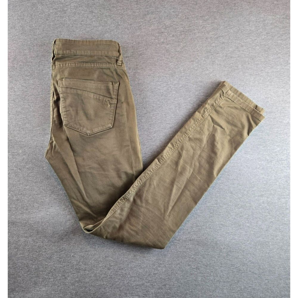 WITTY KNITTERS Women's Damen Super Stretch Jean Chino Hose Slim Beige Sz W30 L32